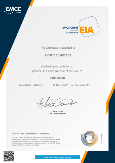 EMCC Accredited Coach at Foundation Level